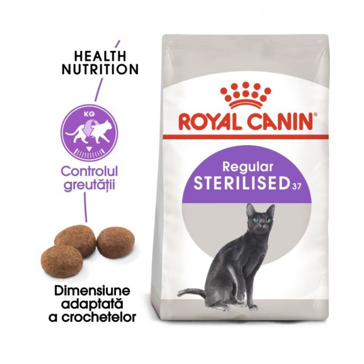 Hrană uscata Pisici Adulte Royal Canin FHN Sterilised 2 kg